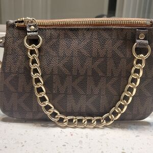 Michael Kors Brown Chain Shoulder Bag